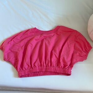 Sugar lips pink crop top SIZE M